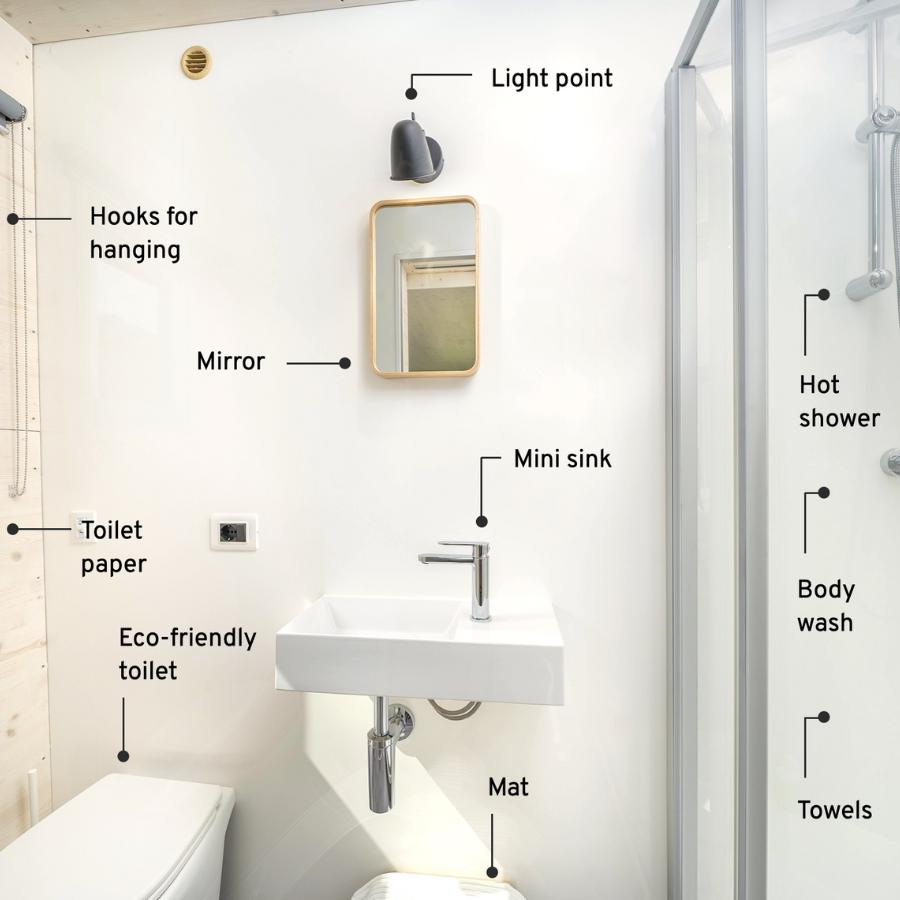 tiny house bathroom