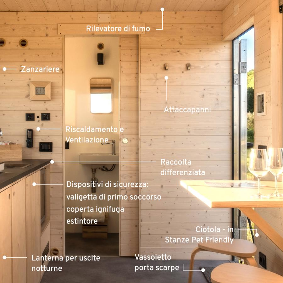 interno di una tiny house
