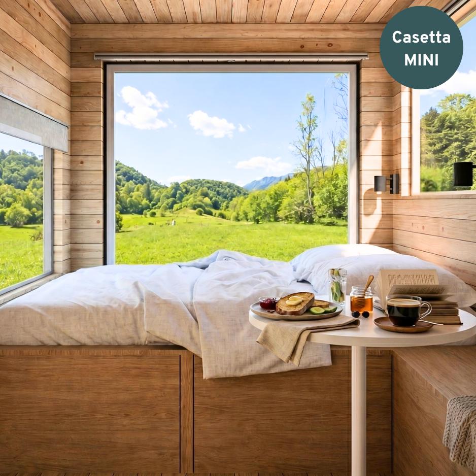 Tiny house ecologica Friland Abete circondata dai boschi a Campo di Bonis
