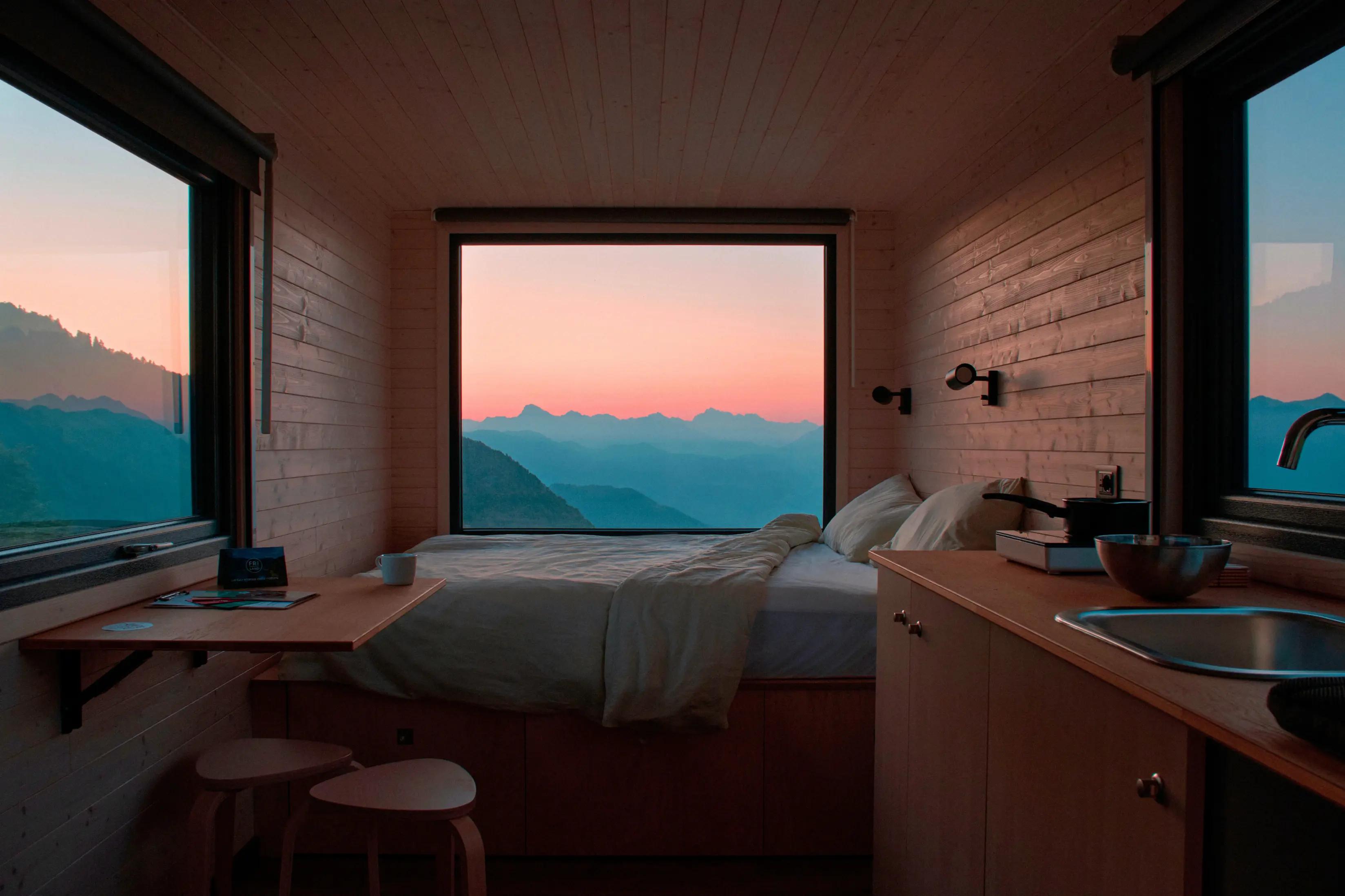interni tiny house sul monte pura