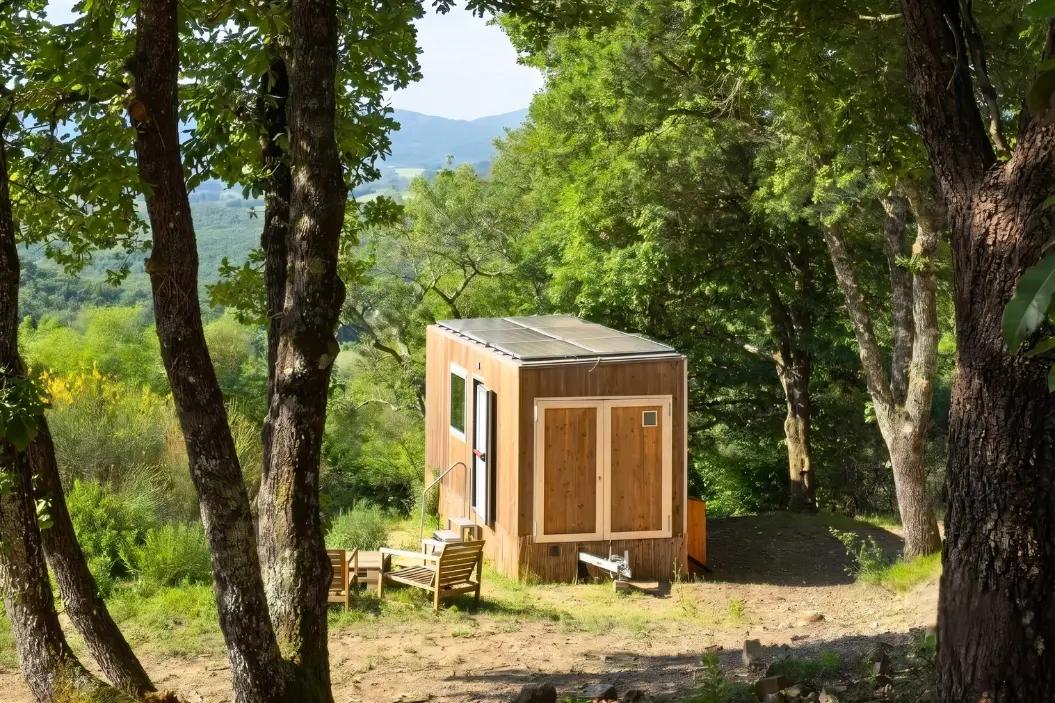 tiny house in the woods in Tuscany