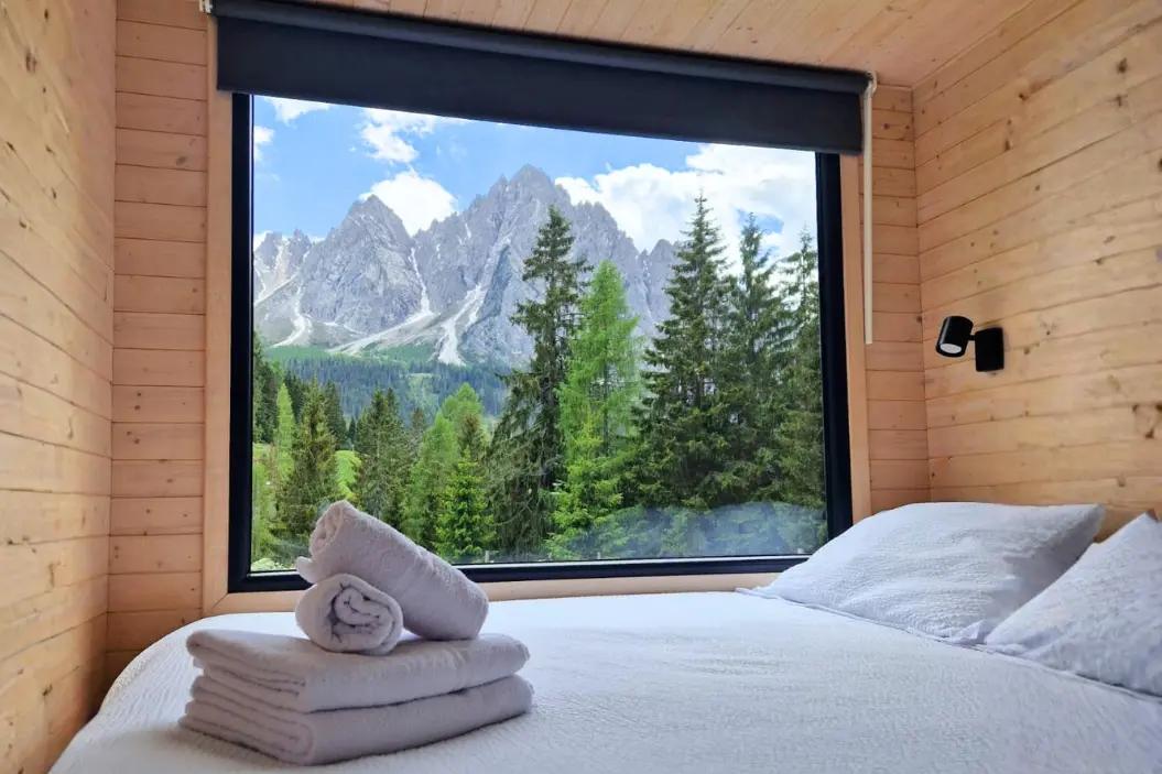 view of the Dolomites, in Sappada, Udine